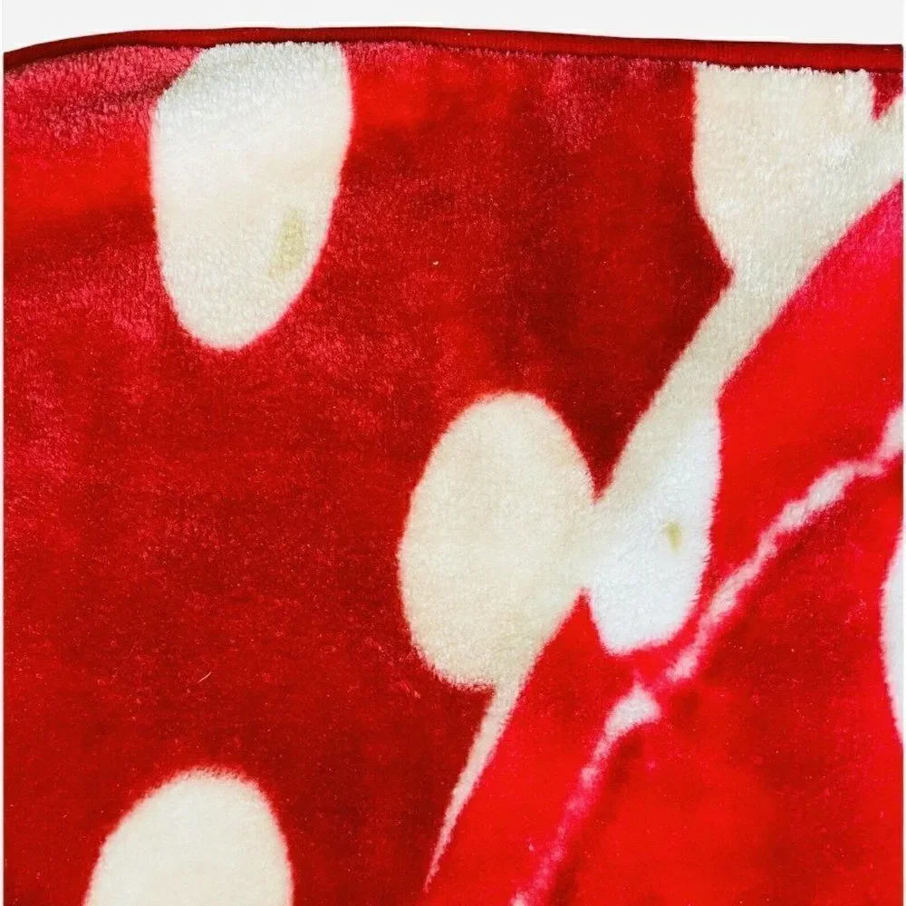 Greg Cuddiford Plush Blanket Kitten Polka Dot Box Northwest 50 x 60 Cat Kawaii